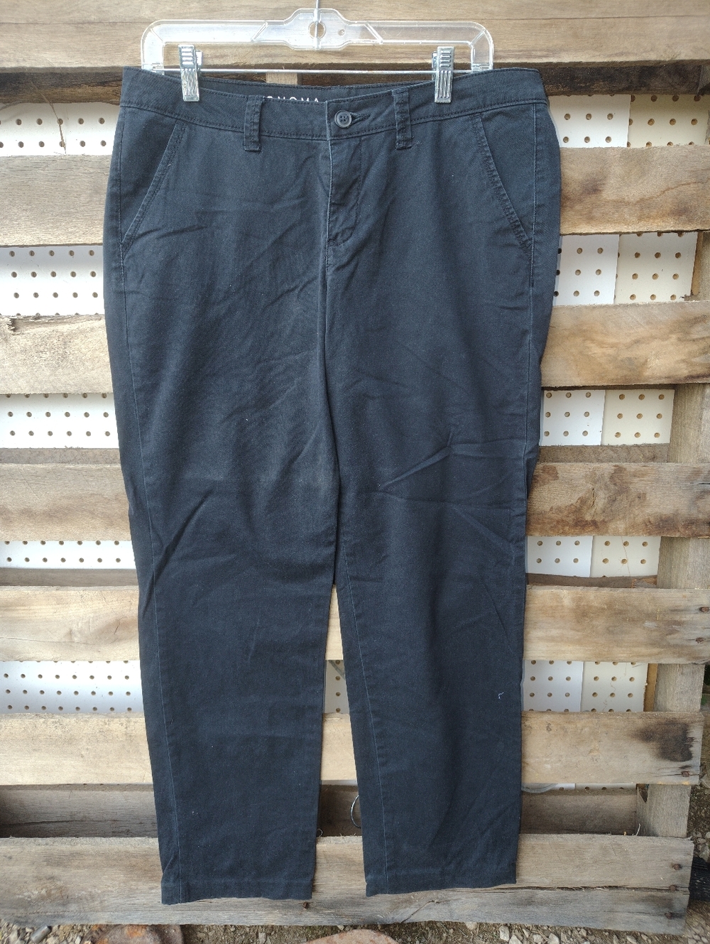 Men's Black Chino Pants